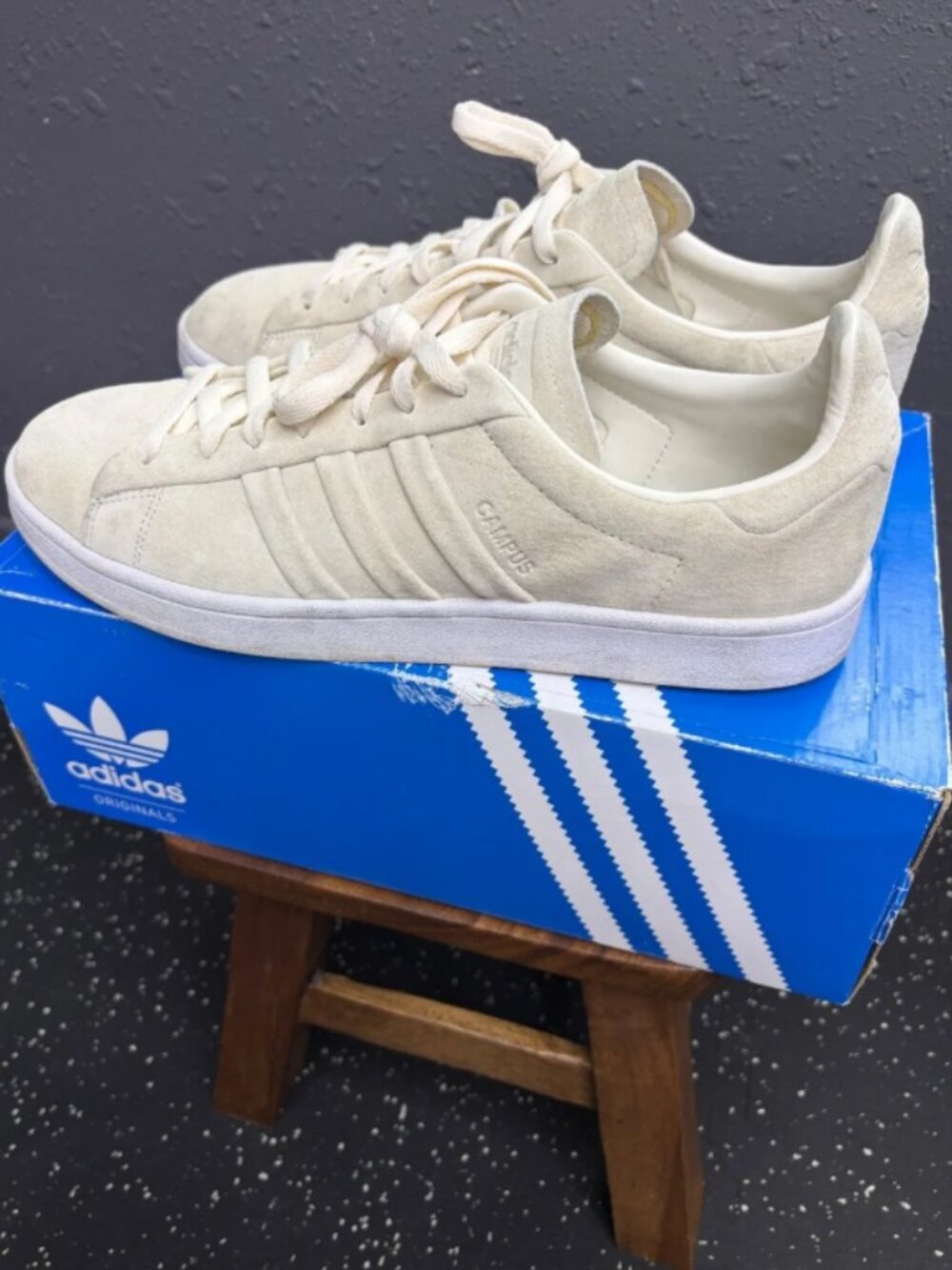 adidas Originals Campus Stitch and Turn 'Chalk White' Shoes